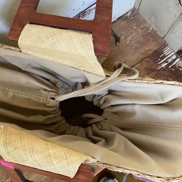 NWOT Anthropologie Aranaz  Louise Straw Tote - Picture 12 of 13